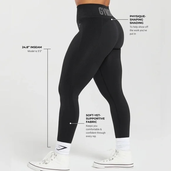 Gymshark Flex High Waisted Leggings - Picture 4 of 9